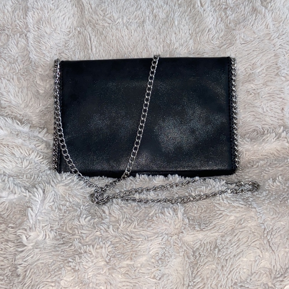 Chelsea28 Nordstrom clutch with silver chain